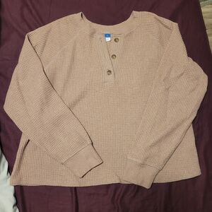 Old Navy Waffle Knit